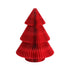 Jingle Jollys Paper Christmas Tree 47CM w/ Star Topper Xmas Decoration Tabletop Red DIY Ornament Set