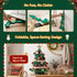 Paper Christmas Tree 61cm with Star Topper Tabletop Green DIY Ornament