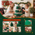 Paper Christmas Tree 61cm with Star Topper Tabletop Green DIY Ornament
