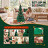 Jingle Jollys 47cm&111cm Christmas Tree Decoration Foldable Xmas Paper Tree