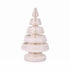 Paper Christmas Tree 114cm with Star Topper LEDs Xmas Decoration White
