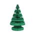 Paper Christmas Tree 87cm with Star Topper LEDs Xmas Decoration Green Set