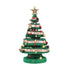 Paper Christmas Tree 87cm with Star Topper LEDs Xmas Decoration Green Set