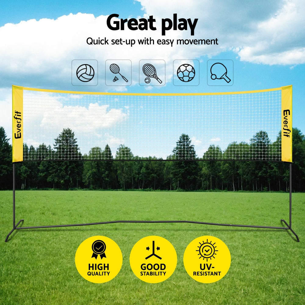 10ft Portable Pickle Ball Net Adjustable Multi-Sport for Badminton Tennis Pickleball Volleyball