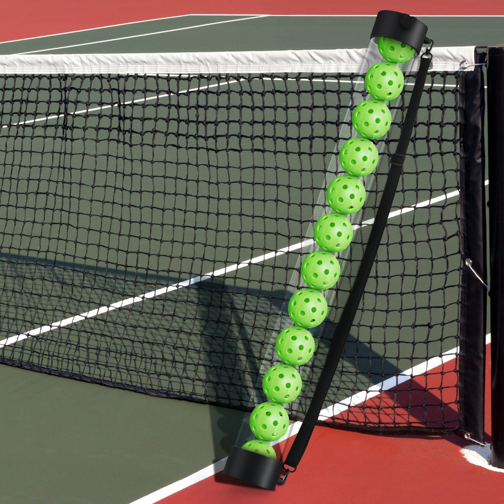12PC Pickleball Collector Set Multi-Ball Retriever Portable Storage Adjustable Strap