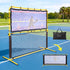 Pickleball Net Rebounder Portable Training Practice 6FT Black Yellow