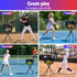 Portable Ball Cart Foldable Pickleball Tennis Baseball Softball