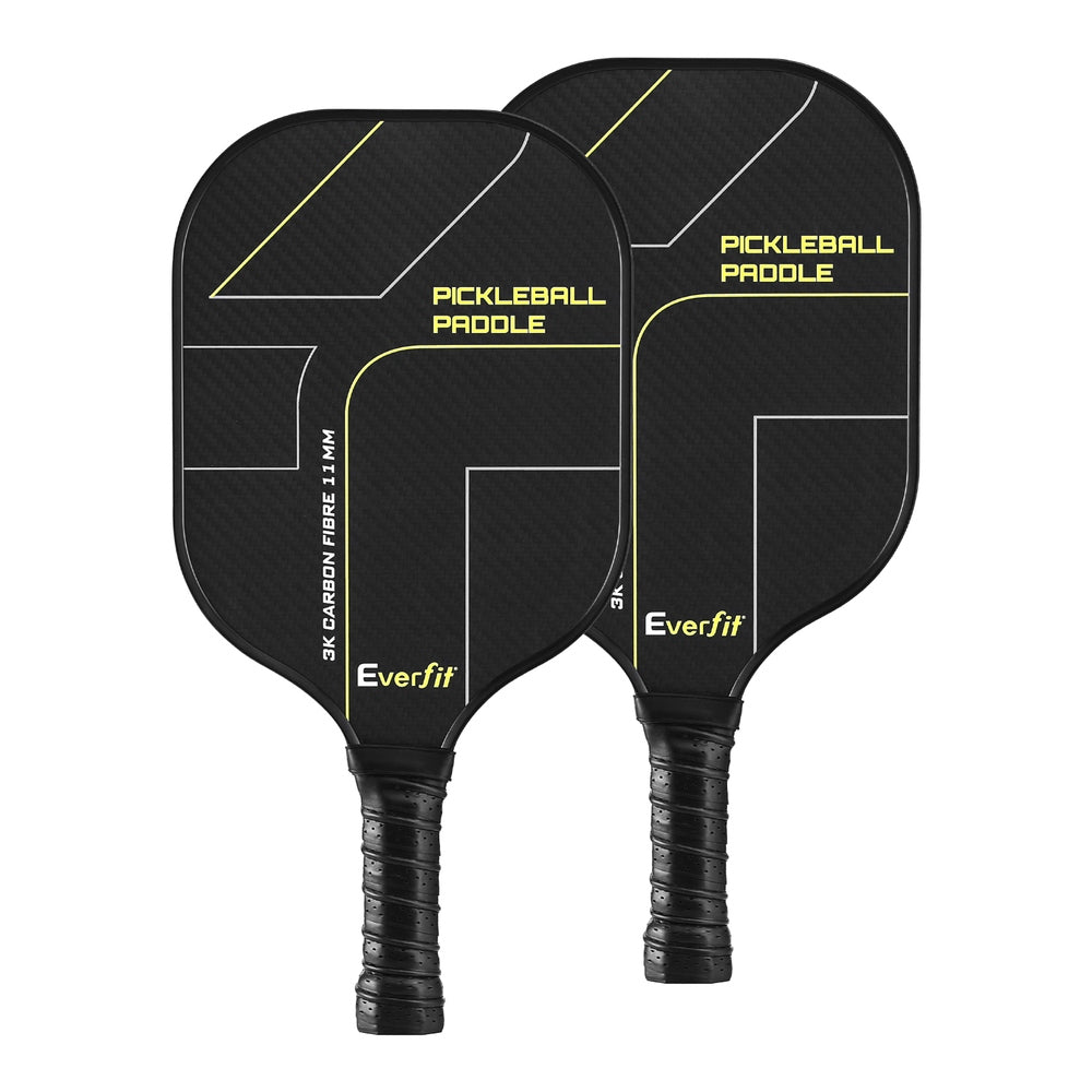 2PCS Pickleball Paddles Set Outdoor Pickle Balls Rackets with Cover Bag Training