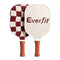 Pickleball Paddle Set Fibreglass Racquet Honeycomb Core With Bag Brown