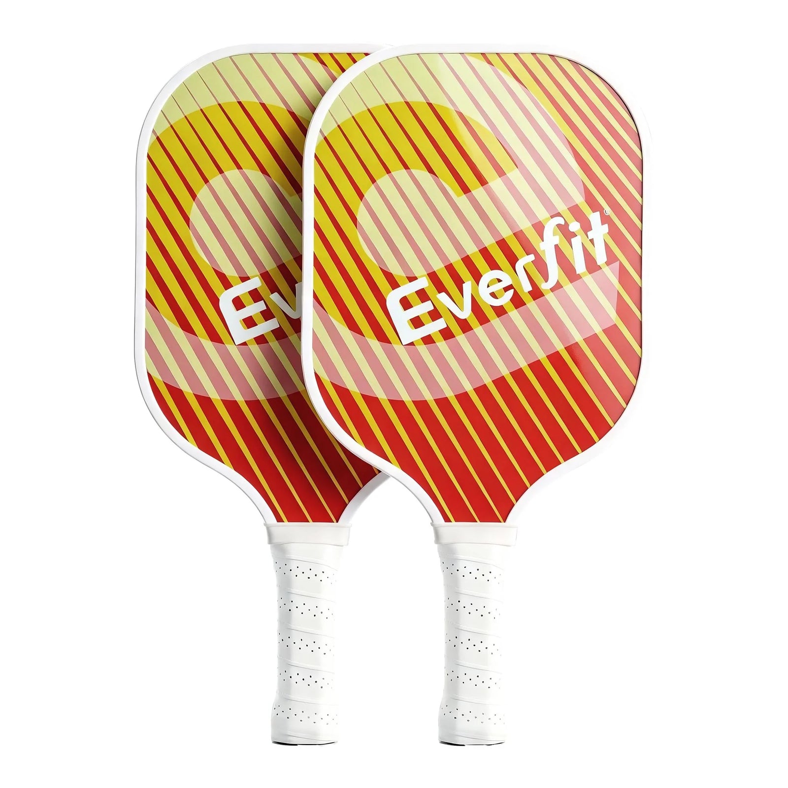 Pickleball Paddle Set Fibreglass Racquet Honeycomb Core With Bag Orange