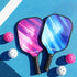Pickleball Paddle Set Fibreglass Racquet Honeycomb Core With Bag