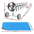 10x4m Solar Pool Cover 500 Micron with Adjustable Pool Roller