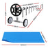 10x4M Solar Pool Cover and Adjustable Aluminium Pool Roller Set