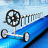 10x4M Solar Pool Cover with Adjustable Aluminium Pool Roller Set