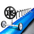 10x4M Solar Pool Cover with Aluminium Roller System 4.05m Width