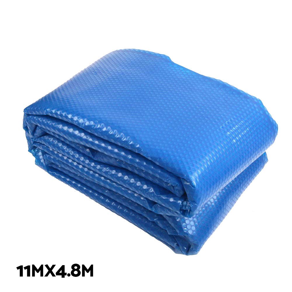 11x4.8m Solar Pool Cover 500 Micron with Adjustable Pool Roller