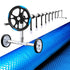 11x4.8M Solar Pool Cover with Aluminium Roller Reel System Adjustable