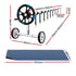 Pool Cover 600 Micron 11x4.8m w/ Roller 5.55m Black Solar Blanket
