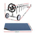 Aqua Buddy Pool Cover 600 Micron 12x6.4m w/ Roller 6.55m Swimming Pools Black Solar Blanket