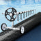 Pool Cover 600 Micron 6.5x3m w/ Roller 5.55m Swimming Pools Black Solar Blanket