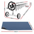 Pool Cover 500 Micron 6.5x3m w/ Roller 5.55m Swimming Pools Black Solar Blanket