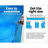 Pool Cover Roller Set 6.5x3m Solar Pool Cover 400 Micron Aluminium Reel