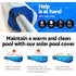 7x4M Solar Pool Cover with Adjustable Aluminium Pool Roller Reel Set