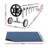 Pool Cover 600 Micron 7x4m w/ Roller 4m Swimming Pools Black Solar Blanket
