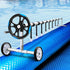 8x4.2M Solar Pool Cover and Adjustable Aluminium Pool Roller Set