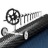 Pool Cover 600 Micron 8x4.2m w/ Roller 5.55m Swimming Pools Black Solar Blanket