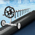 Pool Cover 600 Micron 8x4.2m w/ Roller 5.55m Swimming Pools Black Solar Blanket