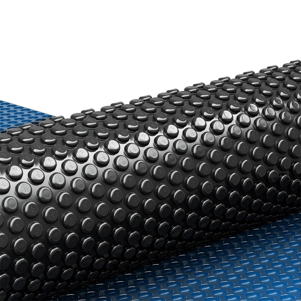Pool Cover 600 Micron 8.5x4.2m Swimming Pool Solar Blanket Blue Black