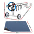 Pool Cover 600 Micron 8.5x4.2m w/ Blue Roller 5.55m Black Solar Blanket