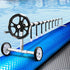 8.5x4.2M Solar Pool Cover with Aluminium Roller System Adjustable 5.55m