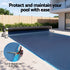 Aqua Buddy Pool Cover 500 Micron 8.5x4.2m w/ Roller 5.55m Swimming Pools Black Solar Blanket