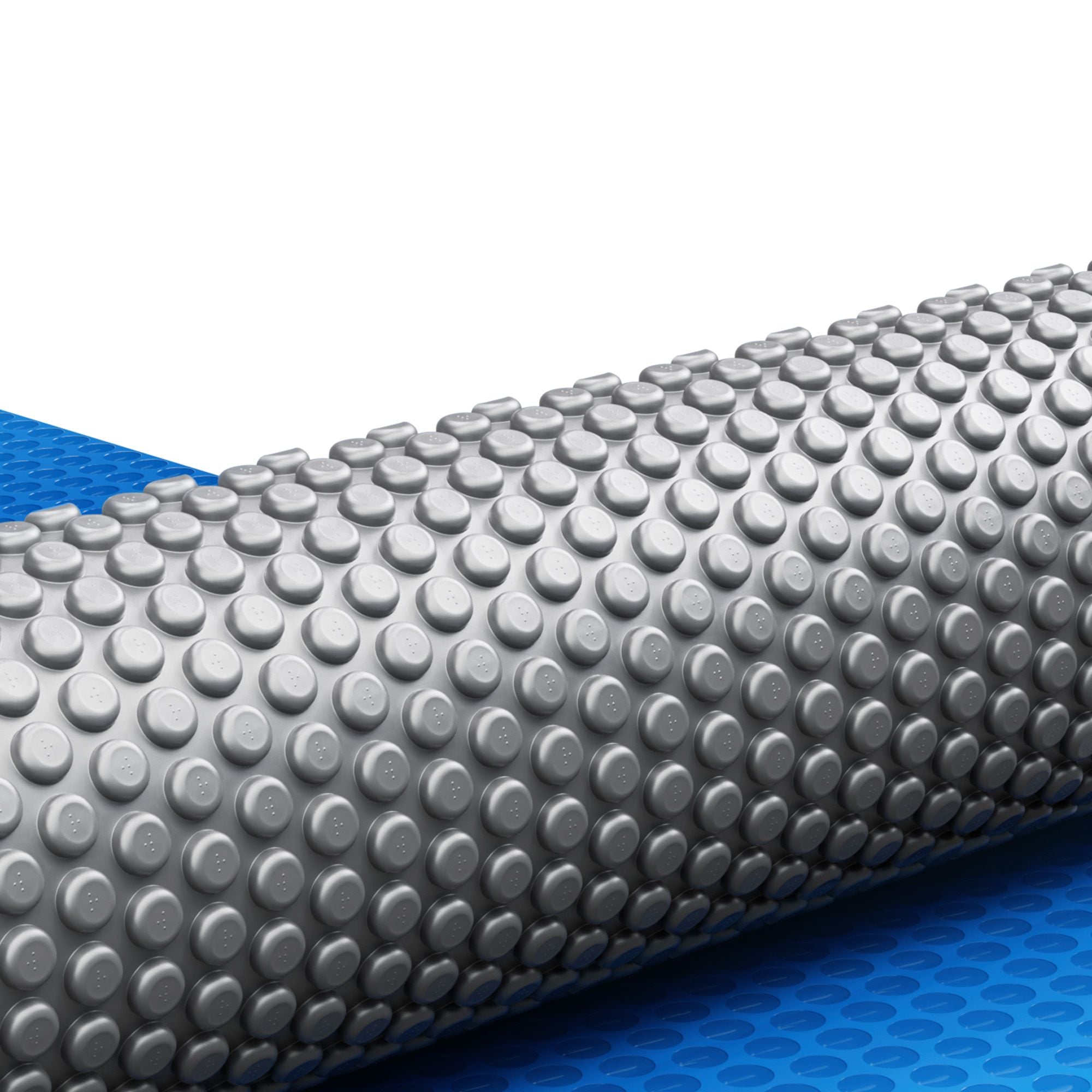 Pool Cover 600 Micron 9.5x5m Bubble Heat Solar Blanket Blue Silve