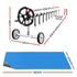 Aqua Buddy Pool Cover 600 Micron 9.5x5m w/ Roller 5.55m Swimming Pools Sliver Solar Blanket