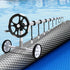 Aqua Buddy Pool Cover 600 Micron 9.5x5m w/ Roller 5.55m Swimming Pools Sliver Solar Blanket