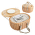 2 Person Insulated Picnic Basket Set with Foldable Wood Table