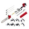 4 Stroke Pole Chainsaw Petrol Hedge Trimmer Tree Pruner 12'' 9 In 1