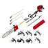 4 Stroke Pole Chainsaw Petrol Hedge Trimmer Tree Pruner 12'' 9 In 1