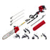 4 Stroke Pole Chainsaw Petrol Hedge Trimmer Tree Pruner 12'' 7 In 1