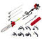 Pole Chainsaw 2 Stroke Petrol Tree Pruner Long Reach Saw 12 Inch Bar 9 In 1