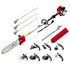 Pole Chainsaw 2 Stroke Petrol Tree Pruner Long Reach Saw 12 Inch Bar 9 In 1
