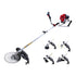 Giantz Pole Chainsaw Petrol Hedge Trimmer Tree Pruner 5 In 1
