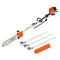 Pole 4 Stroke Chainsaw Petrol Tree Pruner Long Reach Saw 12 Inch Bar