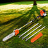 Pole 4 Stroke Chainsaw Petrol Tree Pruner Long Reach Saw 12 Inch Bar