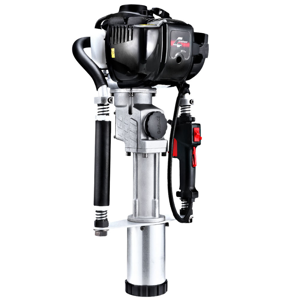 Petrol Post Driver 38CC 4-Stroke 2 Tonne Star Picket Fence Case Black