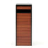 Parcel Letterbox Drop Box Package Slot Mailbox Walnut Lockable Steel Unit