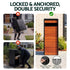 Parcel Letterbox Drop Box Package Slot Mailbox Walnut Lockable Steel Unit